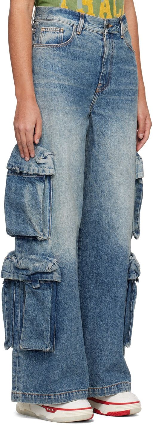 Amiri o1y0425 Denim Jeans in Blue Size 28" / US 6 / IT 42 - 2 Thumbnail