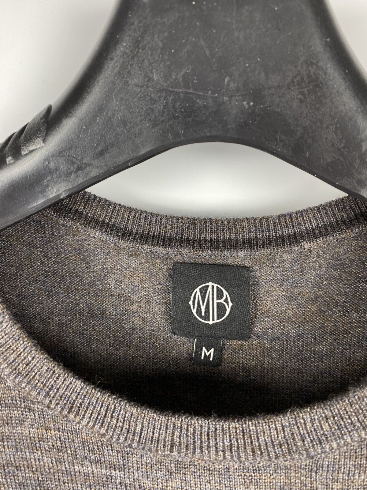 Moss Moss Bros Wool Pullover Melange Men size M Size US M / EU 48-50 / 2 - 3 Thumbnail