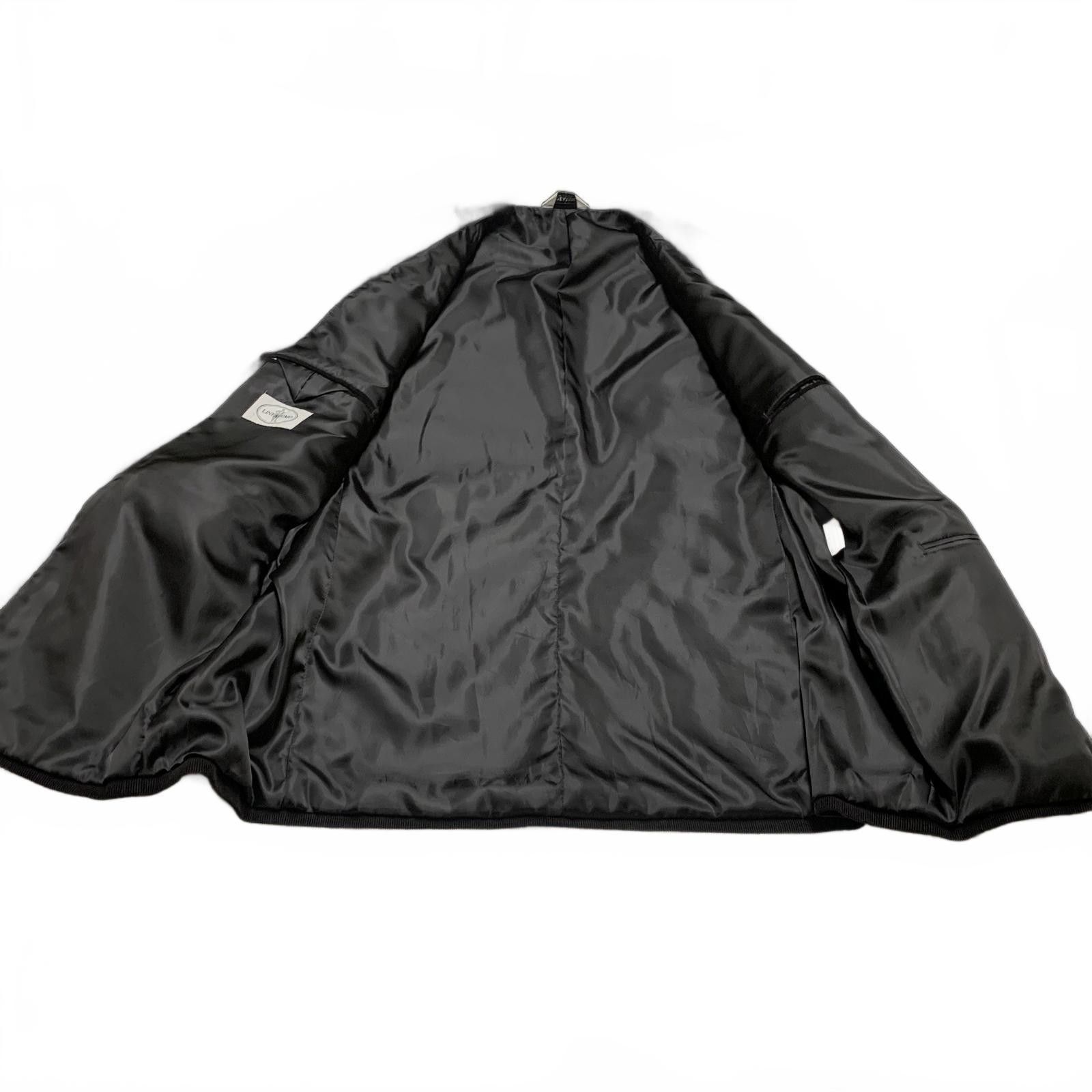 Other Linea Uomo Men's 48L Black Corduroy Blazer Size 48L - 8 Thumbnail