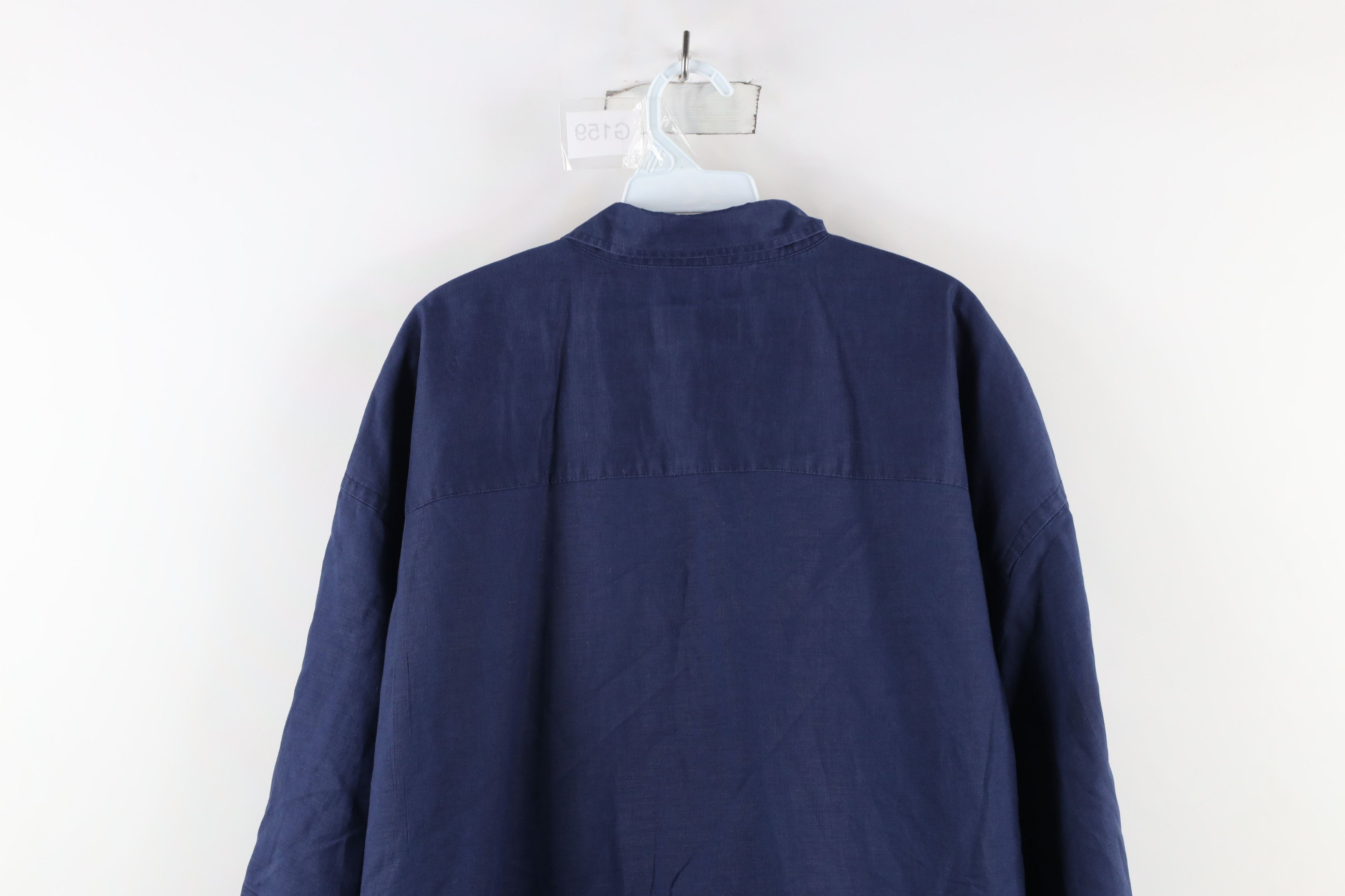 Eddie Bauer × Vintage Vintage 90s Eddie Bauer Blend Short Sleeve Button Shirt Size US XXL / EU 58 / 5 - 9 Thumbnail