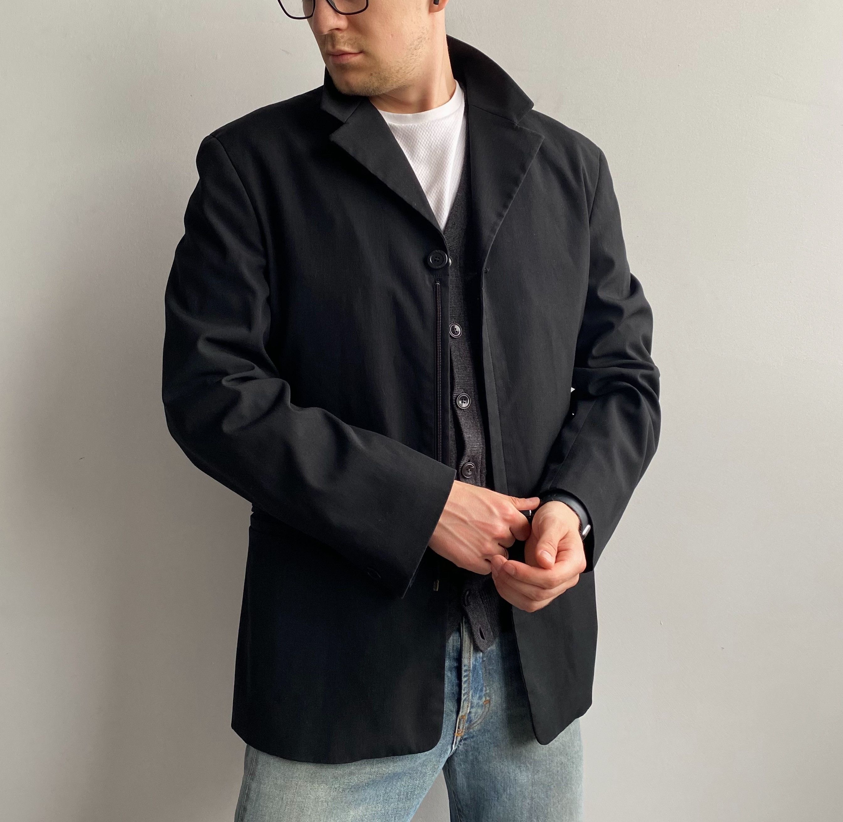 Versace Versace 90s Classic V2 Zip Blazer Size 48L - 8 Thumbnail
