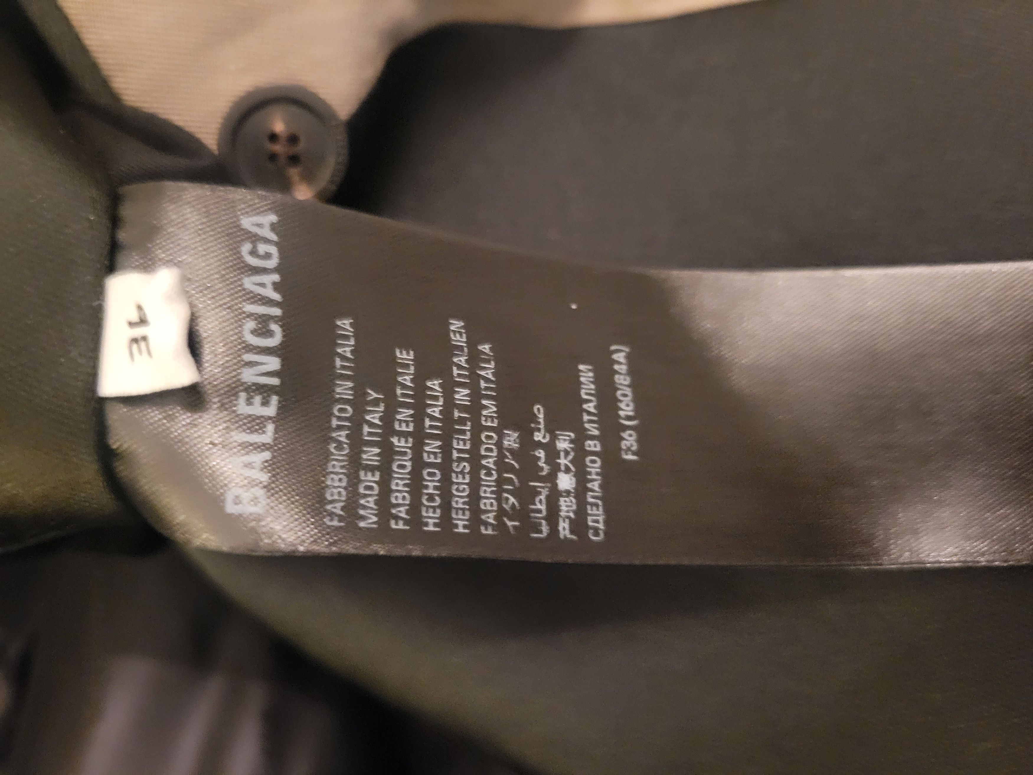 Balenciaga Flipped hooded trench Size XS / US 0-2 / IT 36-38 - 2 Thumbnail