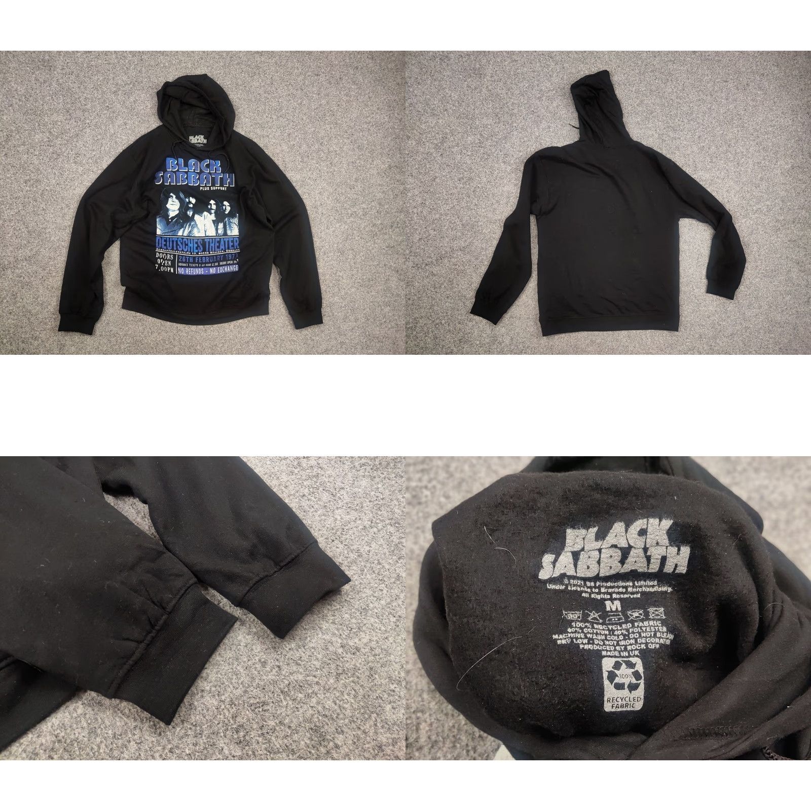 Vintage VINTAGE Black Sabbath Hoodie Size US M / EU 48-50 / 2 - 8 Thumbnail