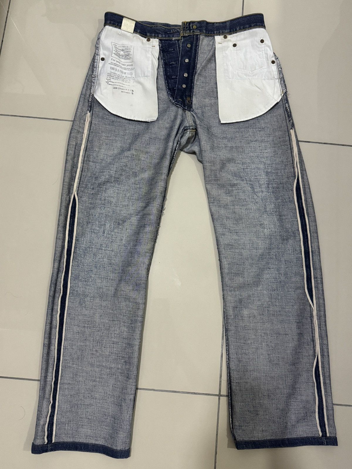 Levi's Vintage Clothing Levi’s 702XX Big E Jeans Size US 32 / EU 48 - 5 Thumbnail