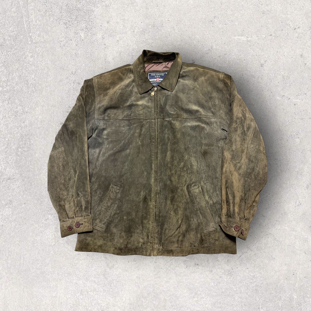 Free Country × Vintage Vintage suede jacket Size US M / EU 48-50 / 2 - 1 Thumbnail