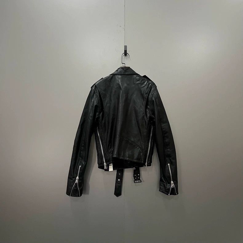 Amiri Amiri Black Biker Leather Jacket Size US XS / EU 42 / 0 - 2 Thumbnail