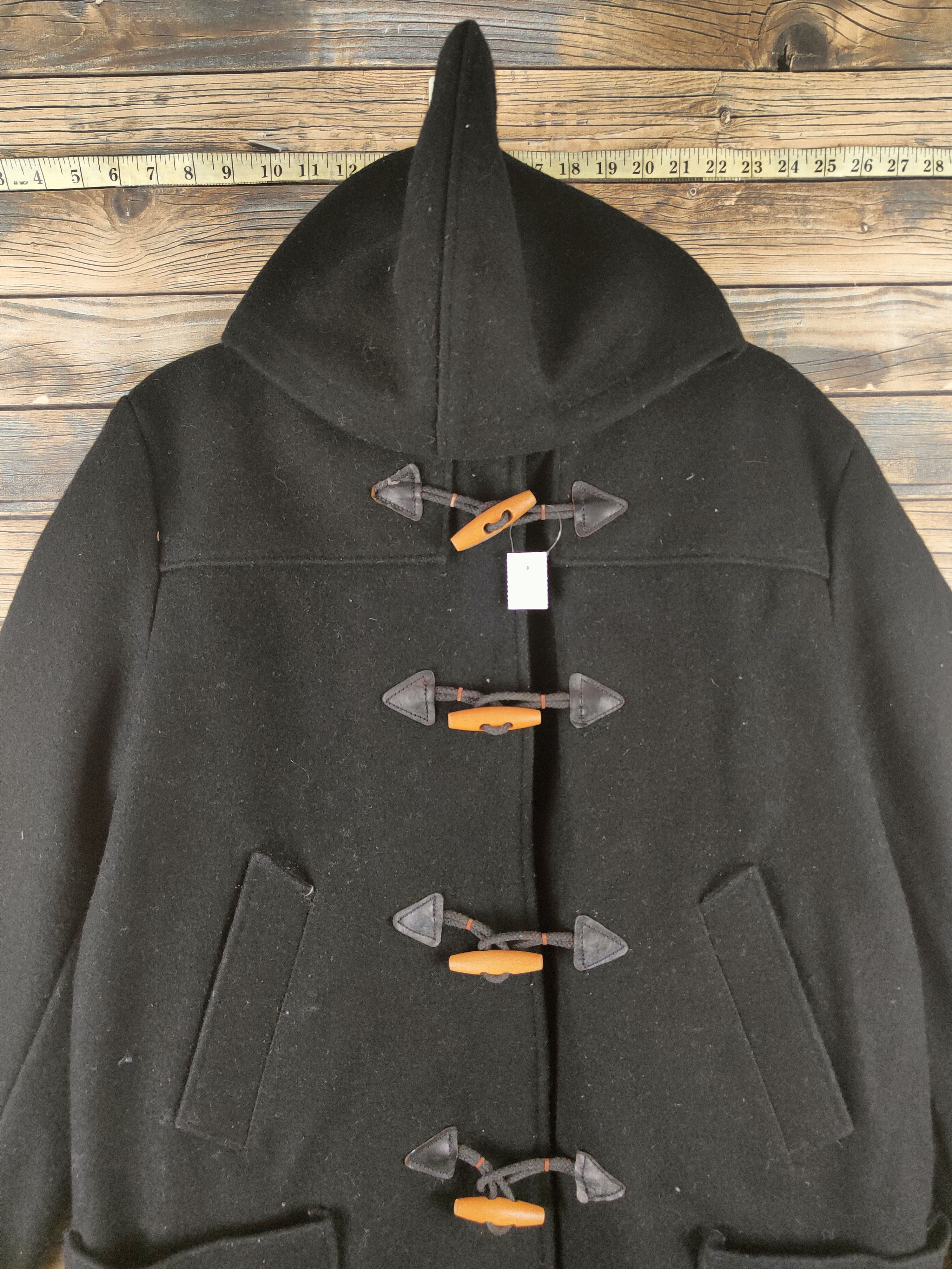Schott Schott Black Hoodie Duffle Coats #S2869 Size US L / EU 52-54 / 3 - 2 Thumbnail