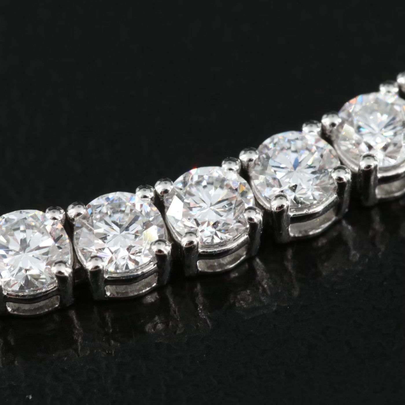 Other 14k White Gold 7 CTW Diamond Tennis Bracelet Size ONE SIZE - 5 Thumbnail