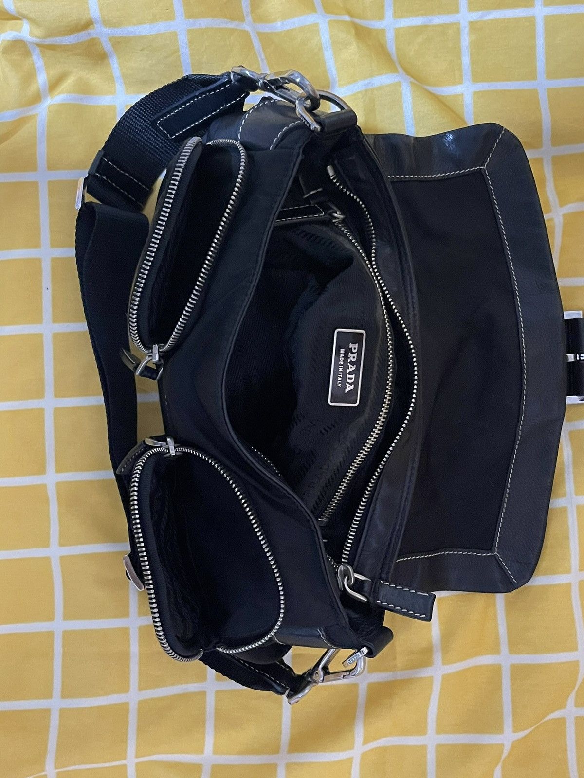 Prada Prada Tessuto Nylon Buckle Baguette Size ONE SIZE - 15 Thumbnail