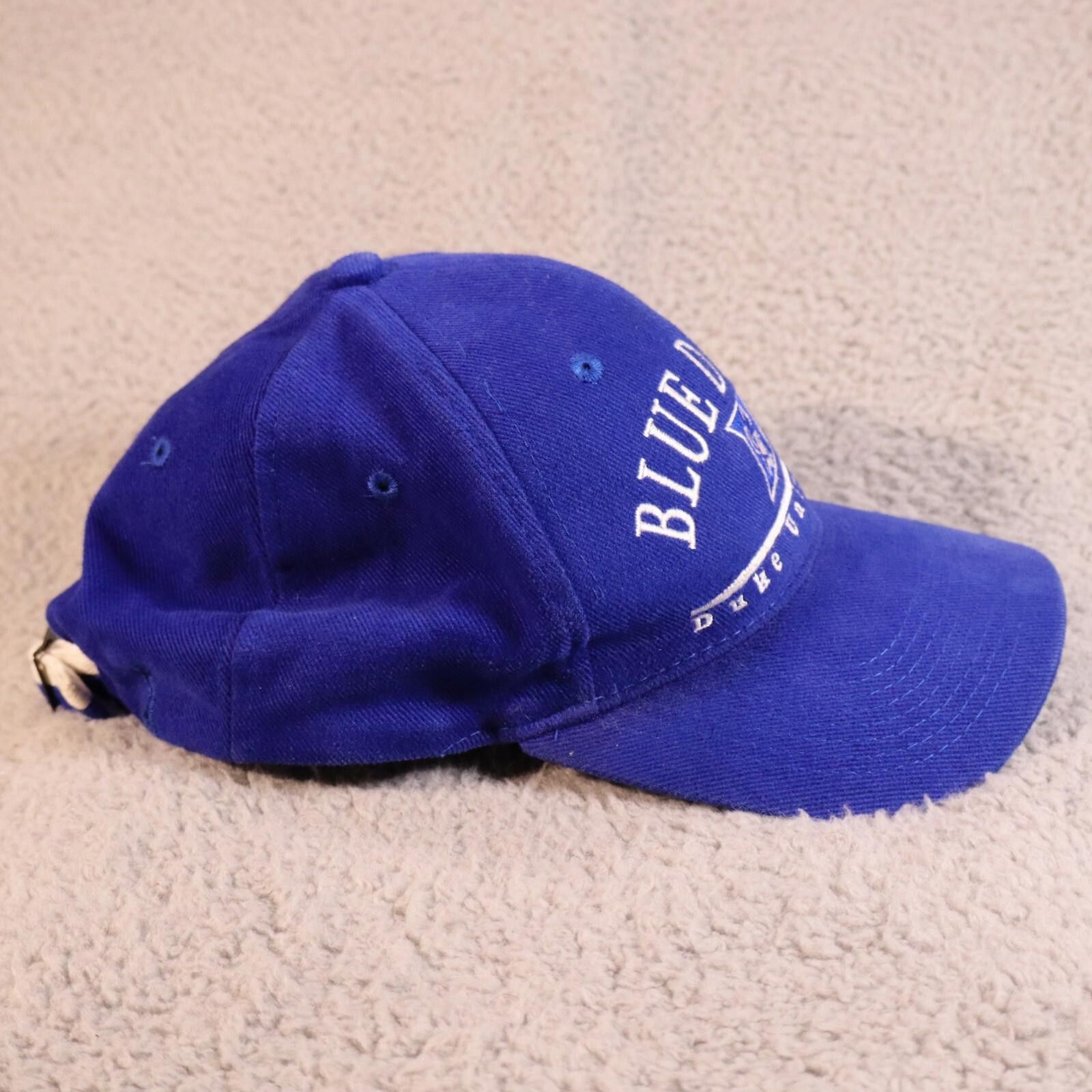 Other Duke Blue Devils Hat Cap Adjustable Strap Blue Vtg Size ONE SIZE - 3 Thumbnail