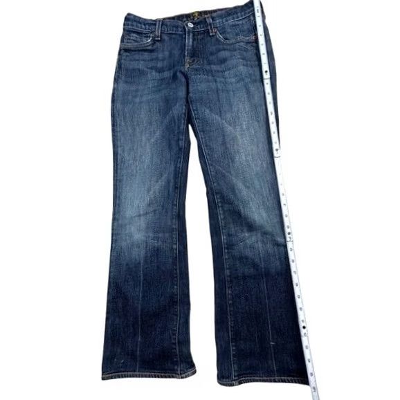 7 For All Mankind Seven For All Mankind Jeans Bootcut Dark Wash Mid Rise Women 29 Size 29" - 6 Thumbnail