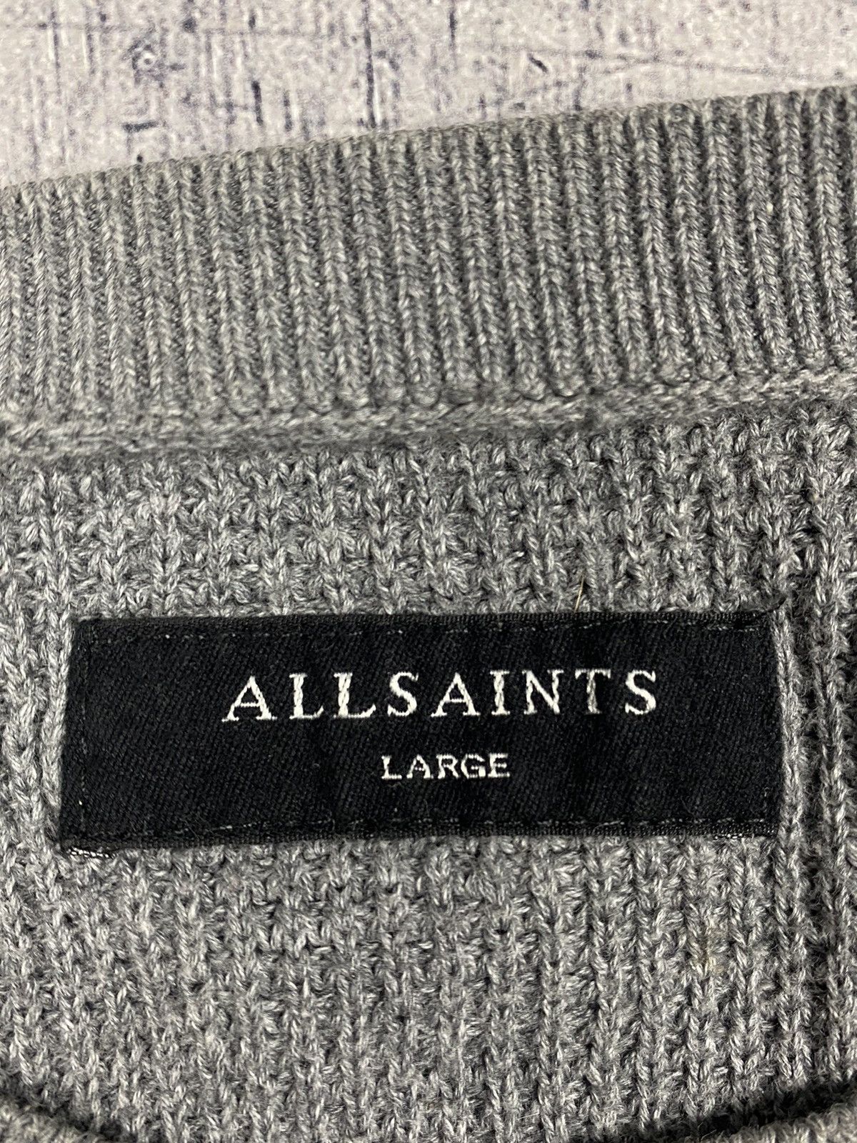 Allsaints × Designer Allsaints Designer Knitted Sweater Size US L / EU 52-54 / 3 - 7 Thumbnail