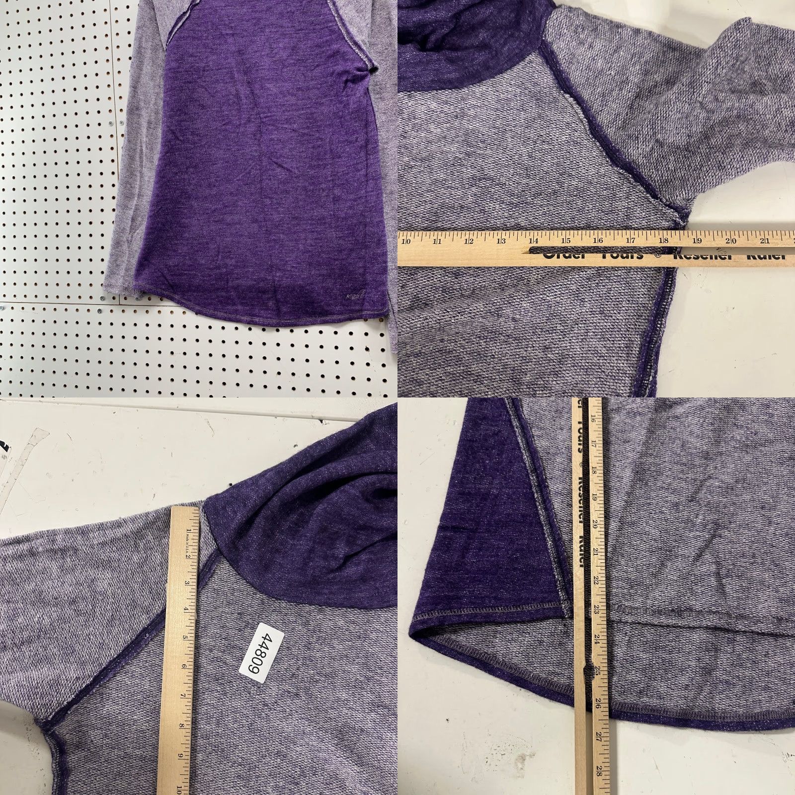 Vintage Kuhl Nova Pullover Cowl Neck Sweater Purple Womens Medium Lightweight Knit Size M / US 6-8 / IT 42-44 - 8 Thumbnail