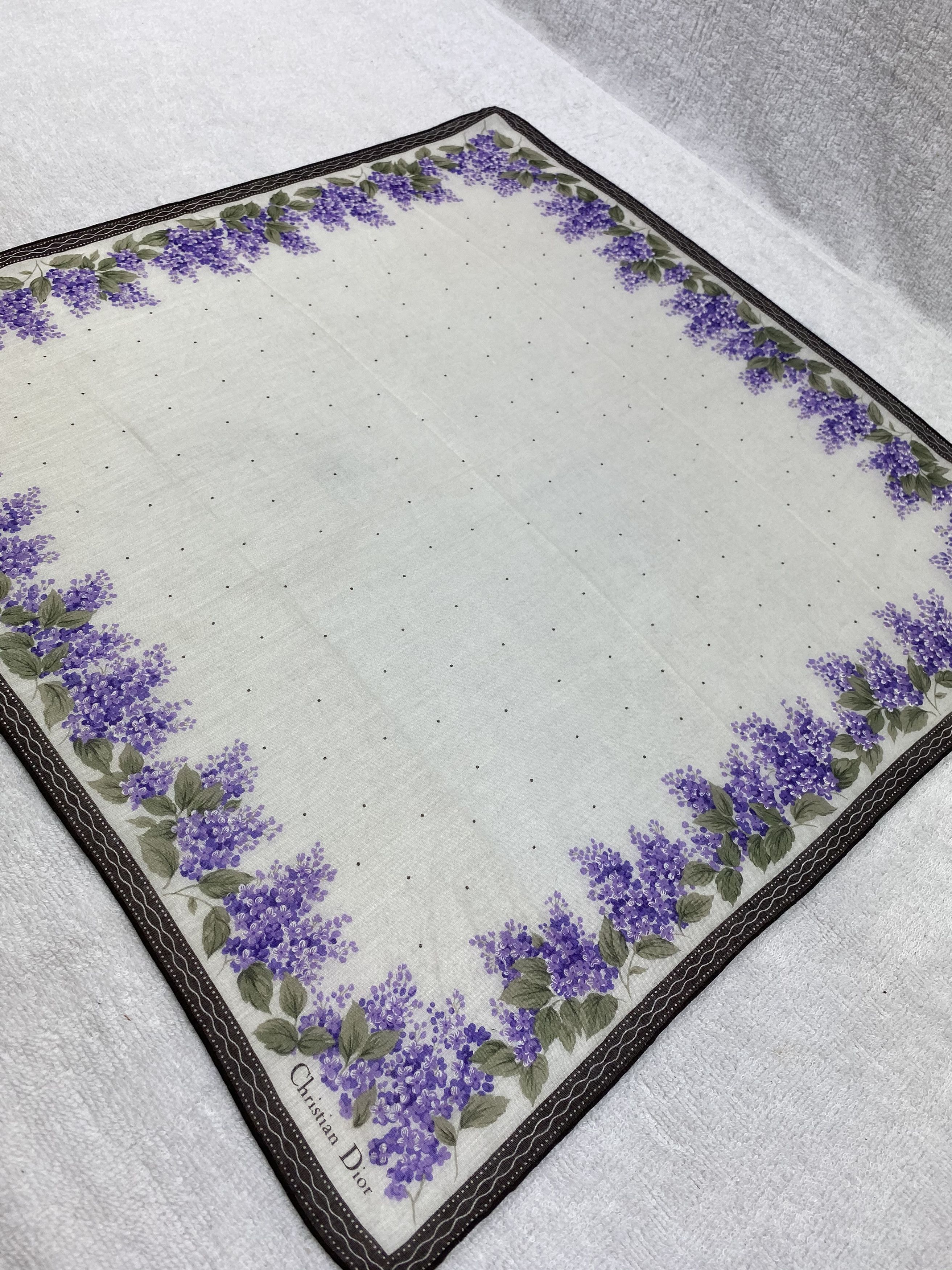 Vintage Christian Dior Bandana / Handkerchief / Neckerchief Size ONE SIZE - 4 Thumbnail