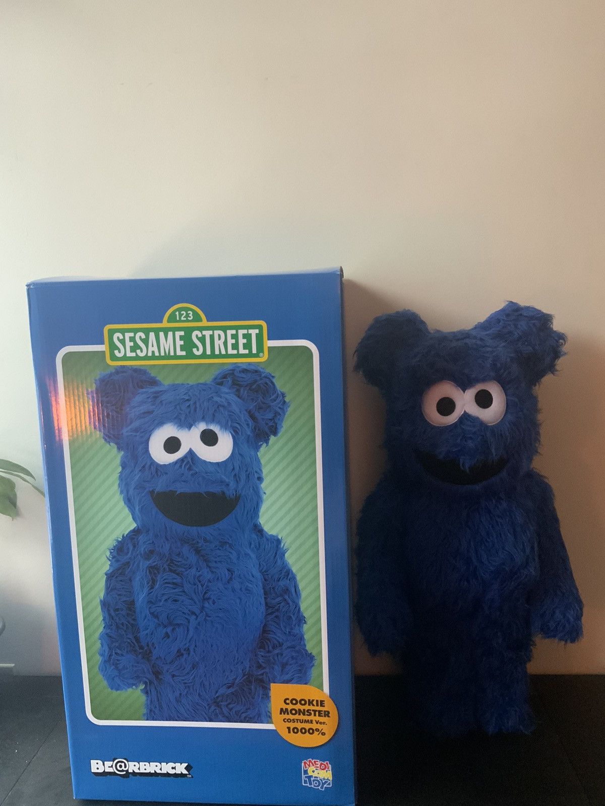 Medicom Bearbrick Cookie Monster 1000% | Grailed