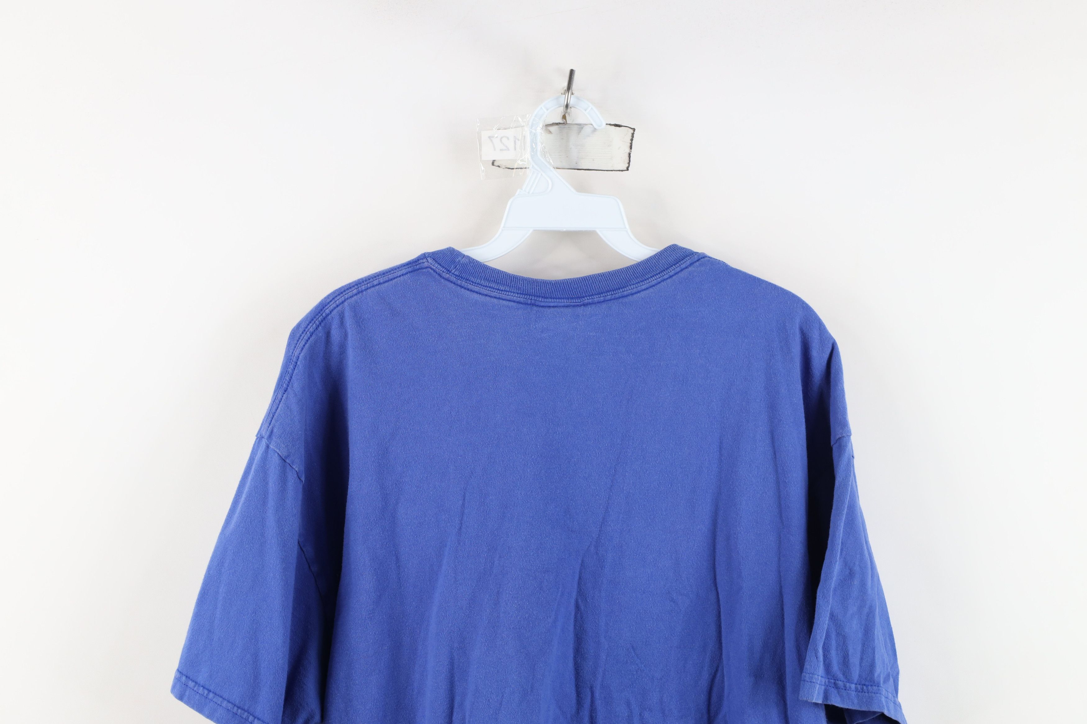 Nike Vintage Nike Basketball Scott Center Swoosh T-Shirt Blue Size US XL / EU 56 / 4 - 12 Thumbnail