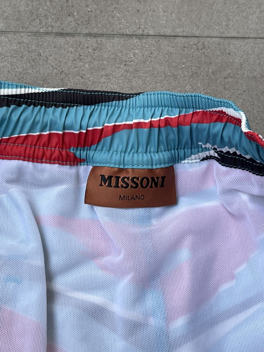 Missoni !DS! SS23 Missoni Wave Camouflage Print Swim Shorts Size US 34 / EU 50 - 11 Thumbnail