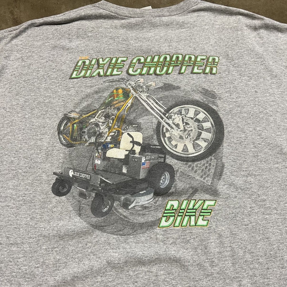 Vintage Vintage Dixie Chopper Biker Motorcycle Graphic Tee Y2K Size US XXL / EU 58 / 5 - 2 Thumbnail