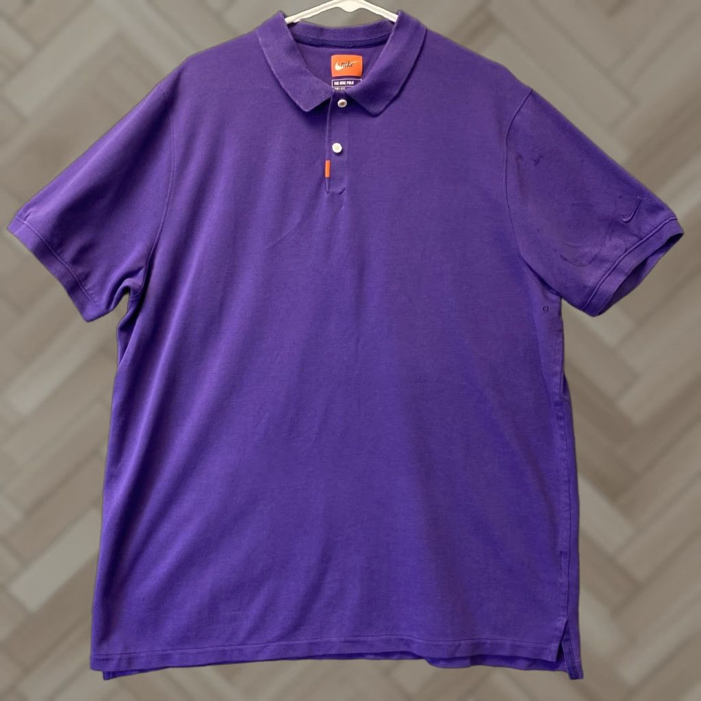 Nike Nike Polo Shirt Purple Casual Rugby Blend Size XL Men's 37-58 Size US XL / EU 56 / 4 - 1 Thumbnail