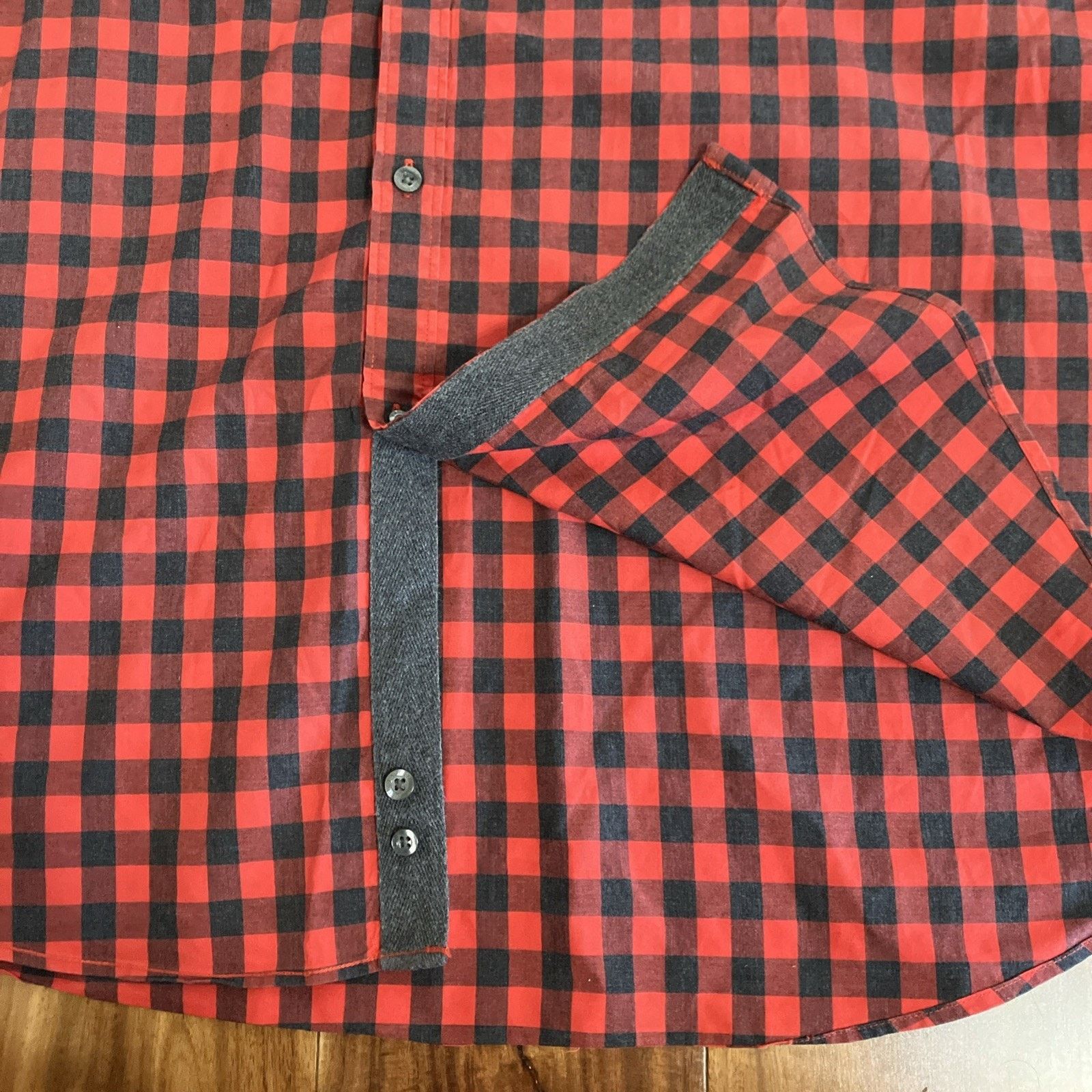Lacoste Lacoste Men Regular Fit Checkered Button Down Shirt Large 44 Size US L / EU 52-54 / 3 - 13 Thumbnail