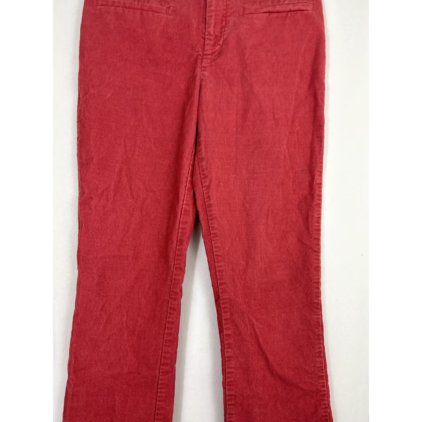Anthropologie Anthropologie Jeans Womens Sz 4 Pink/Salmon Slot Pocket Straight Leg Ankle 30x26 Size 27" / US 4 / IT 40 - 3 Thumbnail