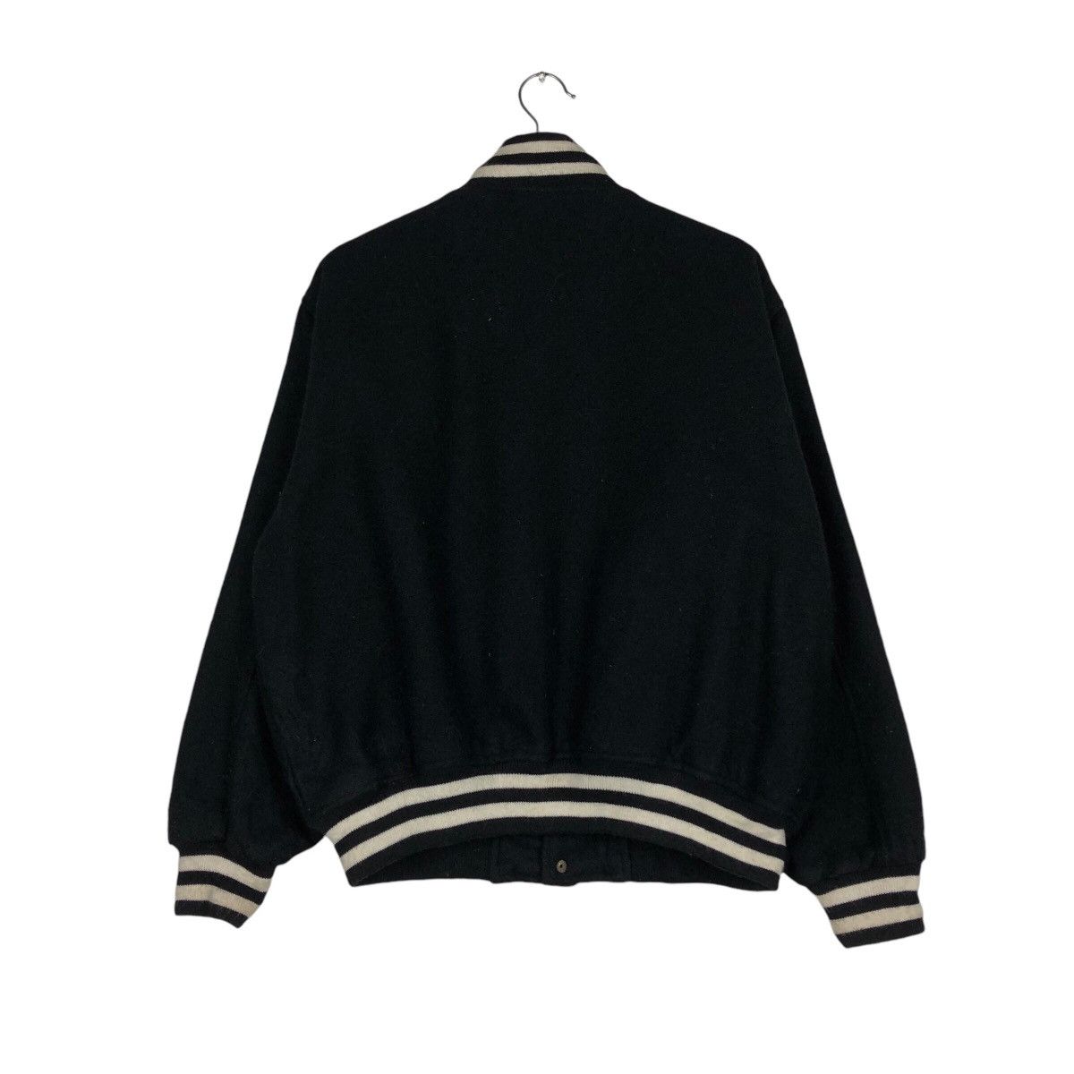 Japanese Brand 📌Vintage Wool Bomber Jacket Big Logo Will Size US M / EU 48-50 / 2 - 9 Thumbnail