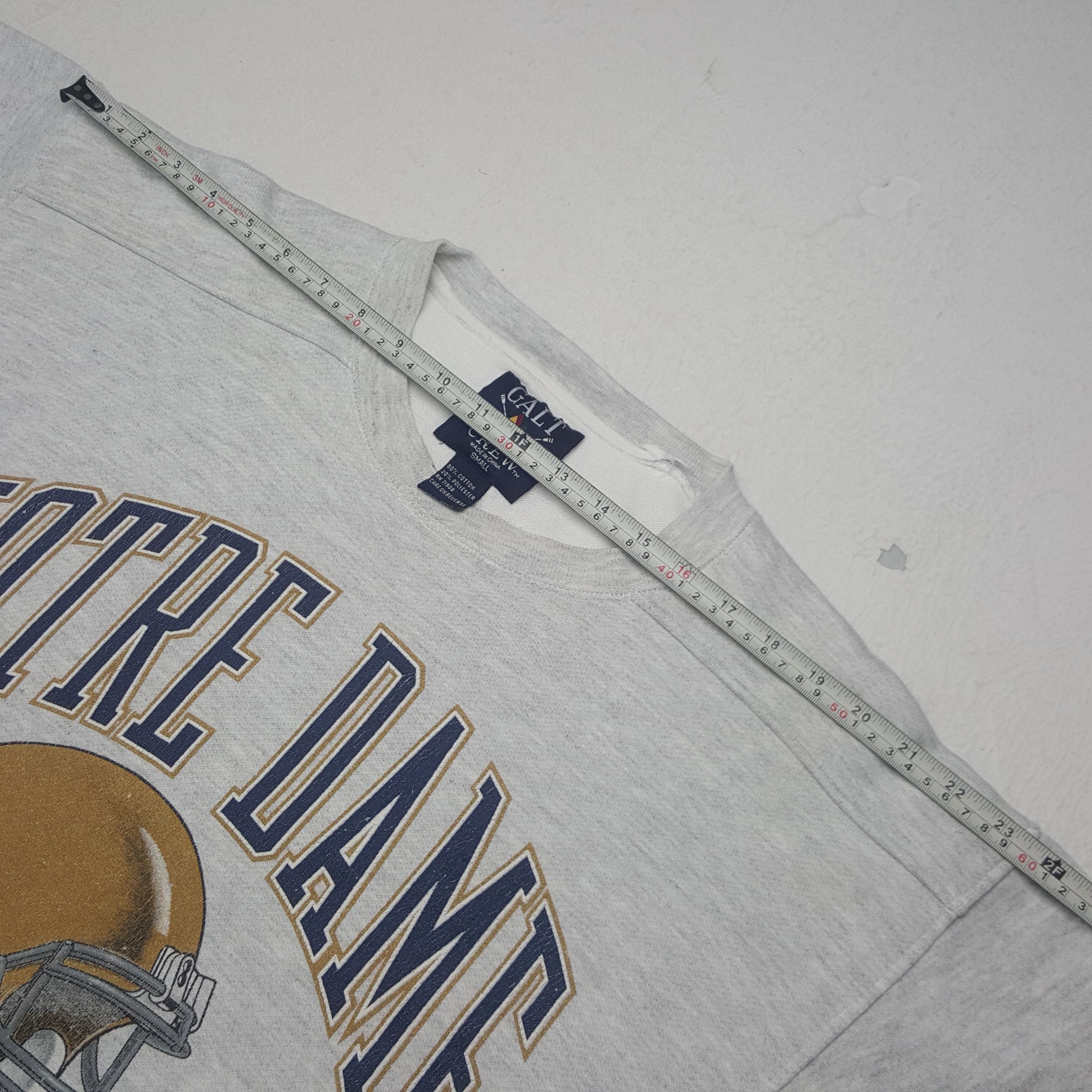 Galt Crew × Vintage Vintage Notre Dame Football Sweatshirt Size US S / EU 44-46 / 1 - 5 Thumbnail