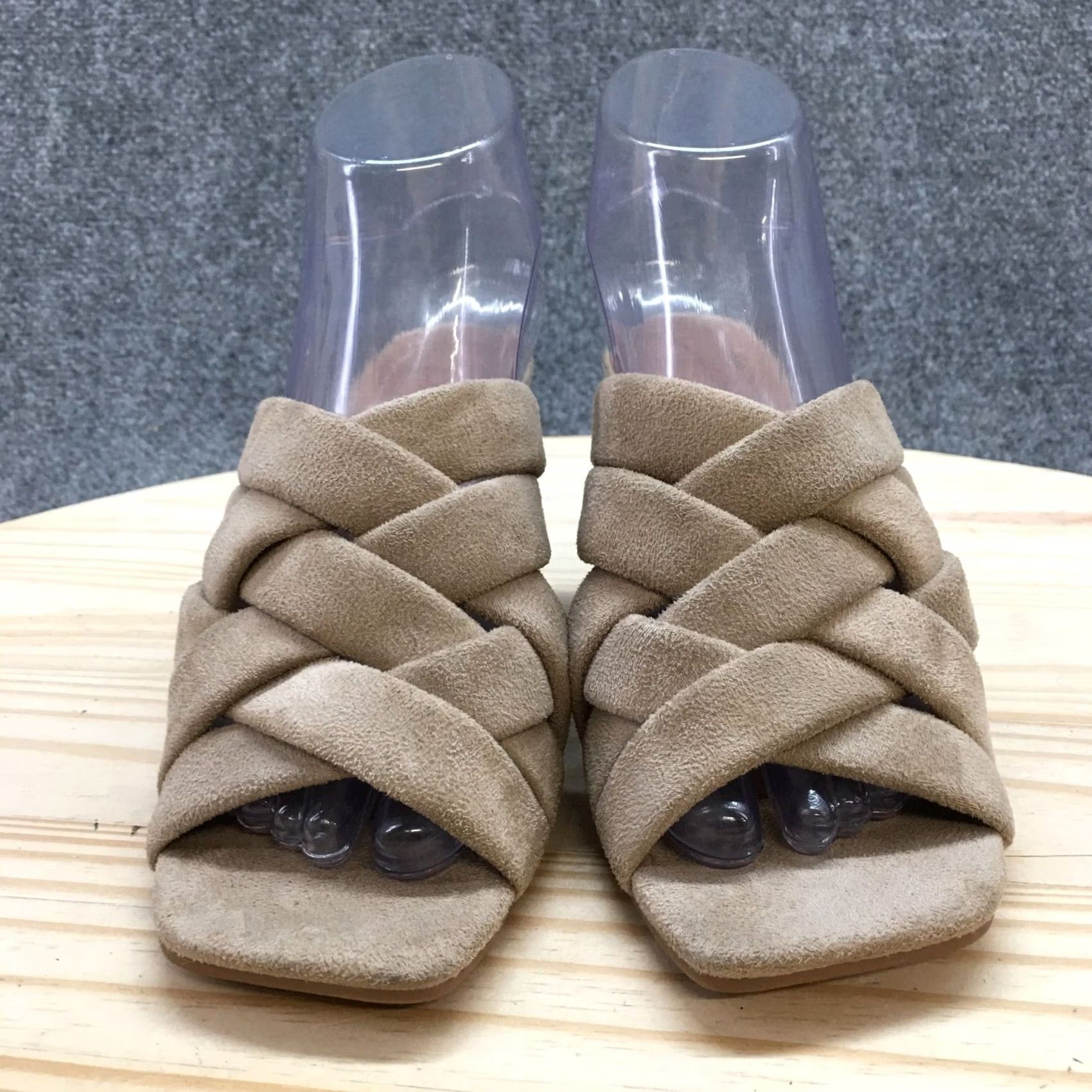 Vintage Universal Thread Andy Sandals Womens 6.5 Brown Braided Strap Slip On Mule Slide Casual Shoes Women Size US 7 / IT 37 - 4 Thumbnail