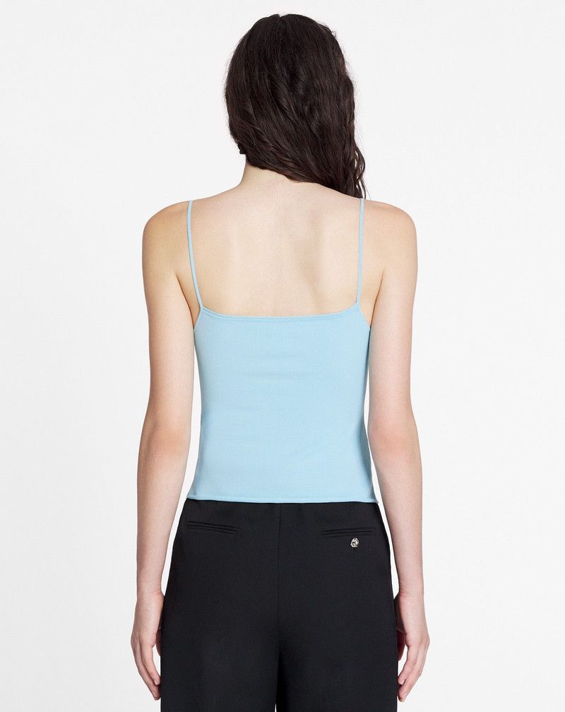 Lanvin o1y0326 Tank Top in Sky Blue Size M / US 6-8 / IT 42-44 - 4 Thumbnail