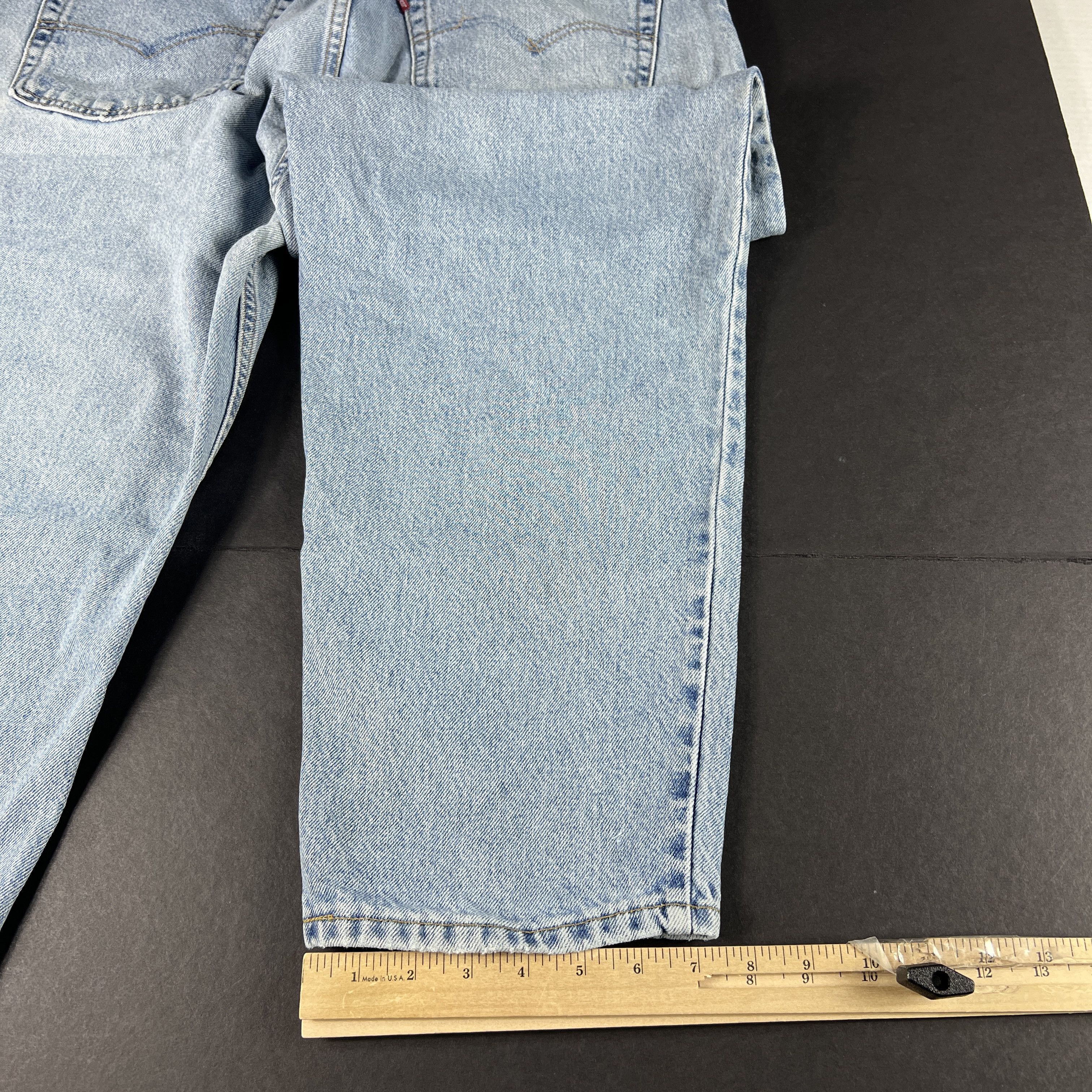 Levi's × Vintage Y2K Levi's Jeans 560 Loose Tapered Light Blue Faded Denim Size US 38 / EU 54 - 16 Thumbnail