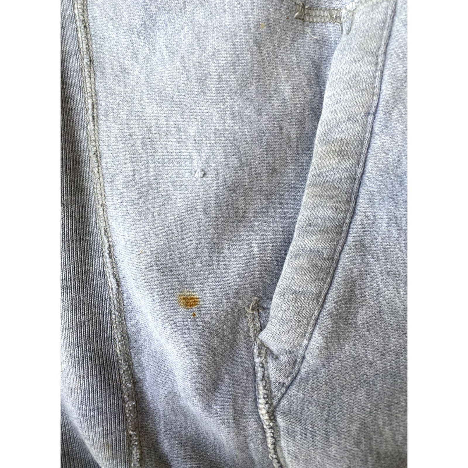 Gap Gap Hoodie Mens Large Grey Logo Embroidered Kangaroo Pockets Drawstring Pullover Sweatshirt Size US L / EU 52-54 / 3 - 6 Thumbnail