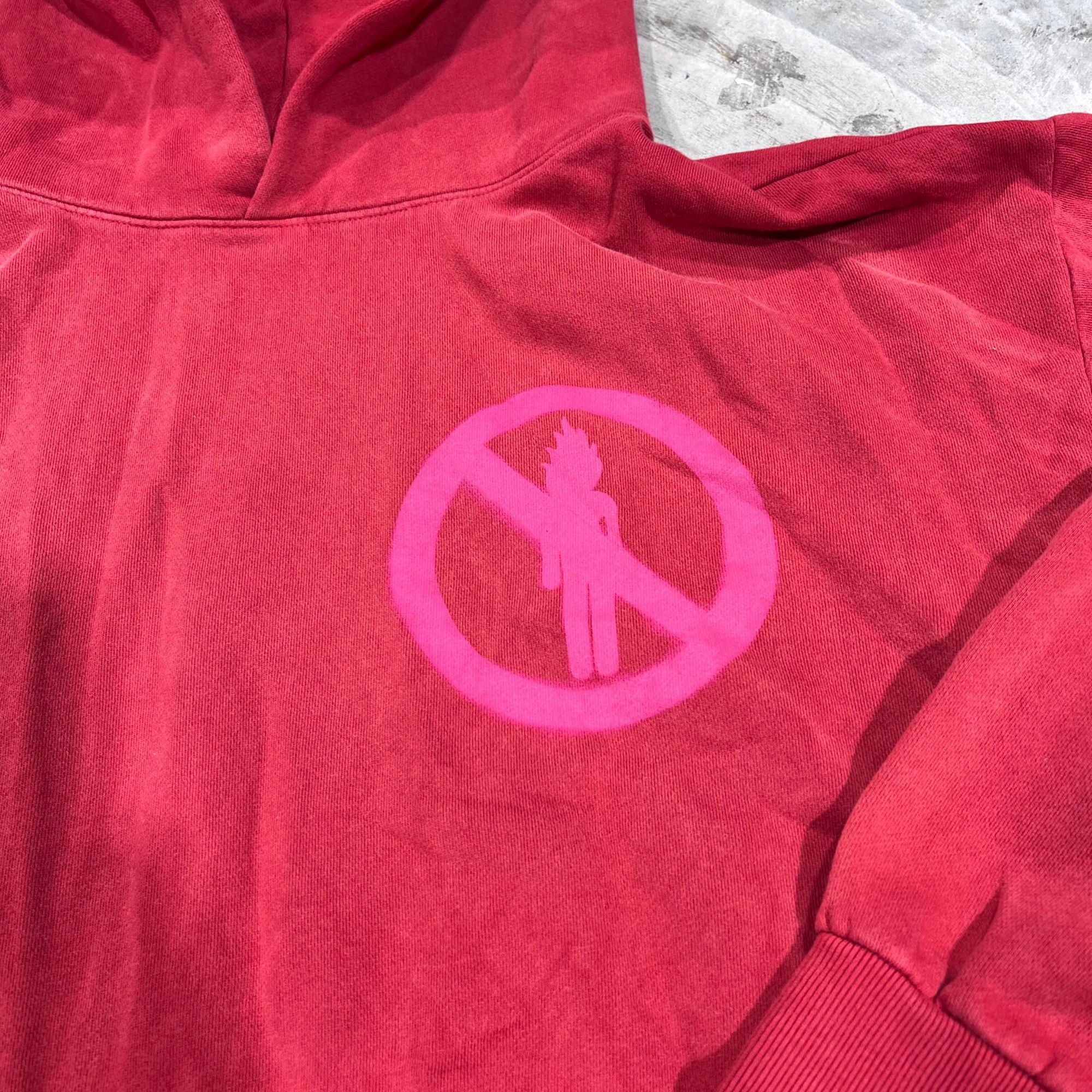 NEW TRAVIS SCOTT DAYS BEFORE RODEO RED HOODIE SZ XL