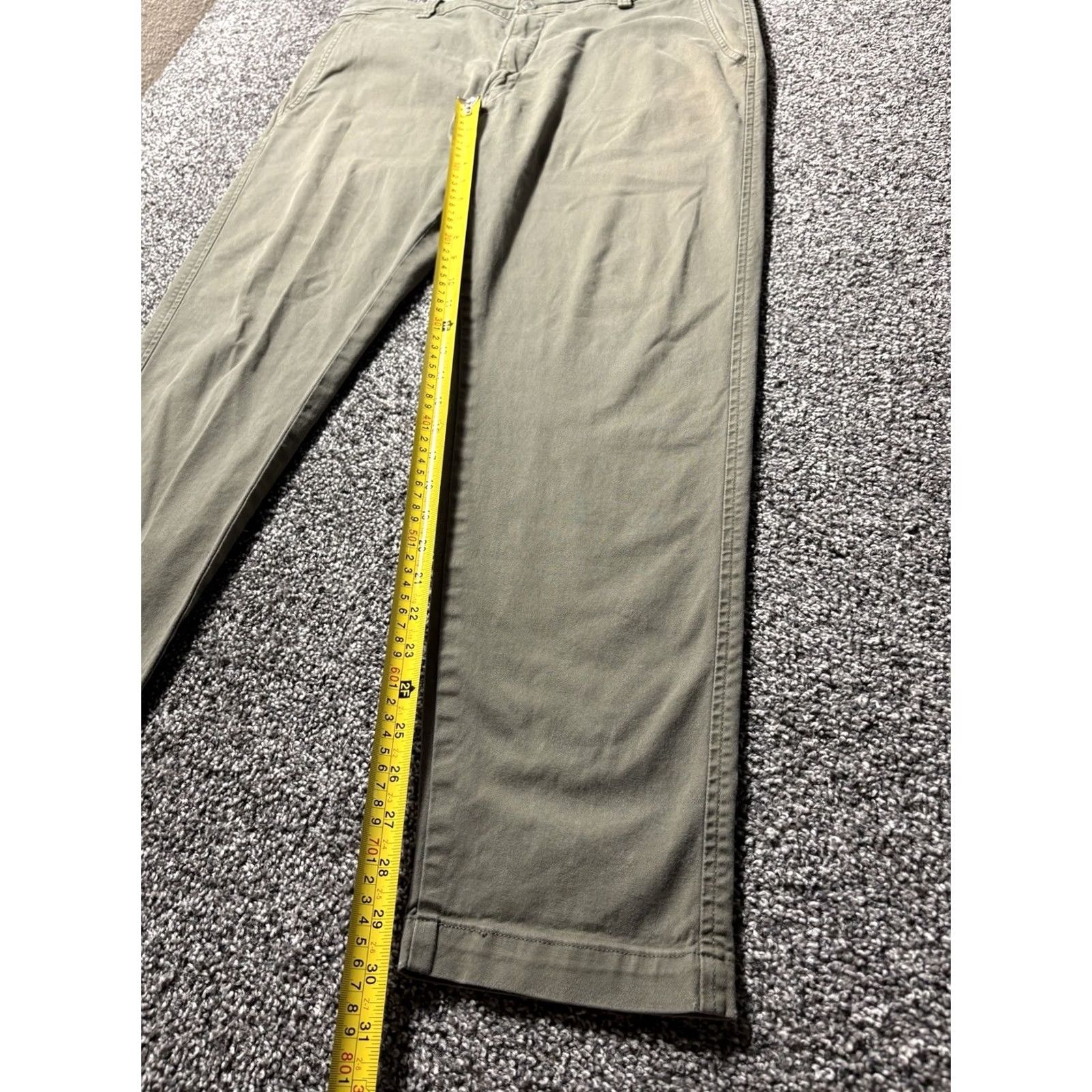 Levi's Levi's XX Chino Pants Mens 36x30 Green Standard Taper Fit Stretch Red Tab Pants Regular 4 Pocket Cotton Blend Comfortable Mens Size US 36 / EU 52 - 7 Thumbnail
