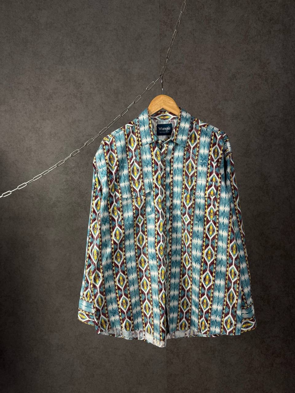 Wrangler Wrangler Western art designer crazy shirt Size US XL / EU 56 / 4 - 1 Thumbnail