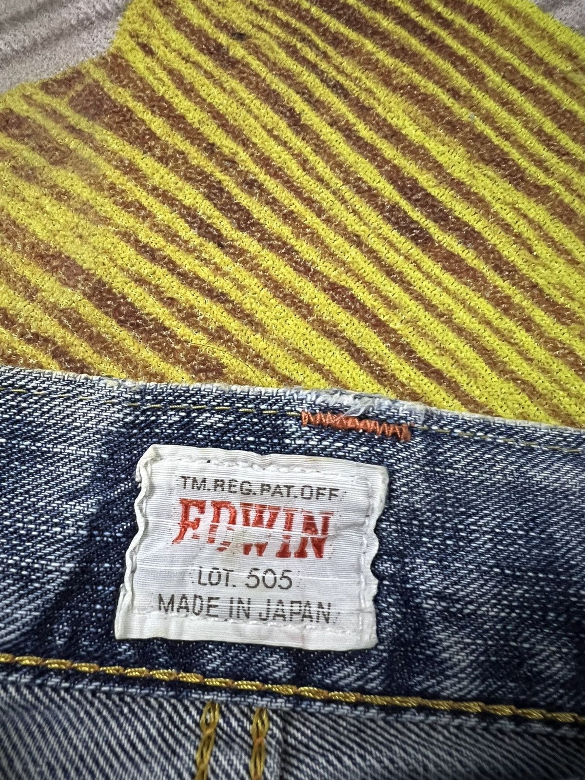 Edwin × If Six Was Nine × Japanese Brand 💥FLARE💥 VINTAGE EDWIN 505 DISTRESSED JEANS VERY RARE Size US 29 - 12 Thumbnail