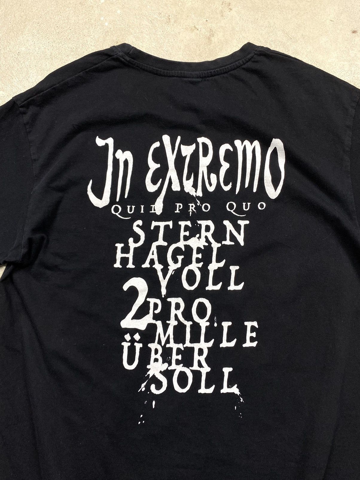 Vintage Vintage In Extremo Band Tee (Blind Guardian Subway to Sally) Size US L / EU 52-54 / 3 - 9 Thumbnail