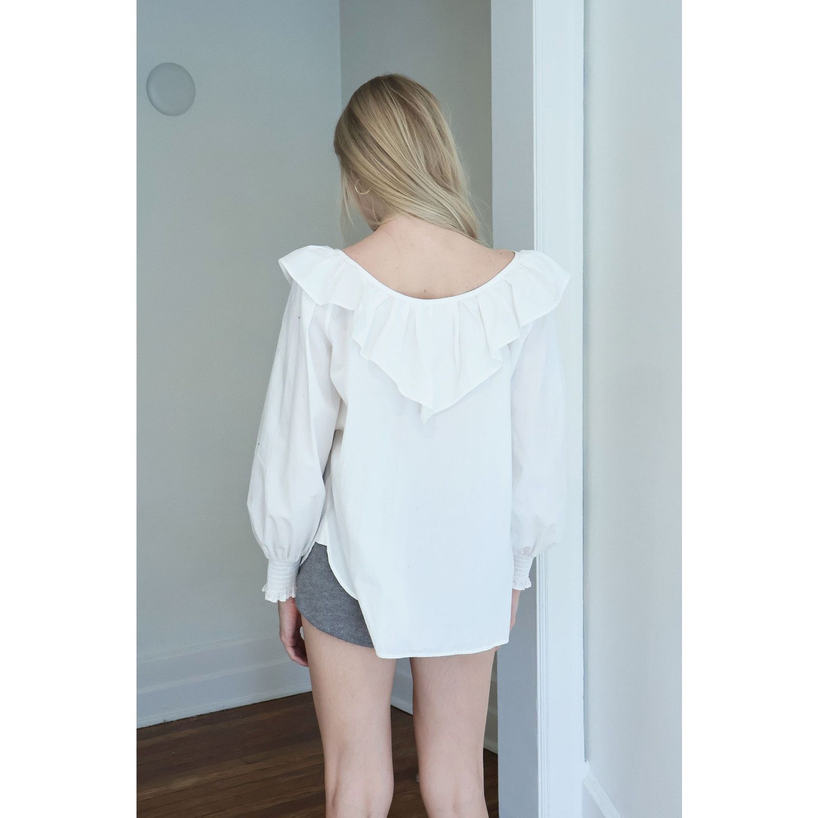 Marc Jacobs Vintage Marc Jacobs White Cotton Button Down Blouse Size L / US 10 / IT 46 - 7 Thumbnail