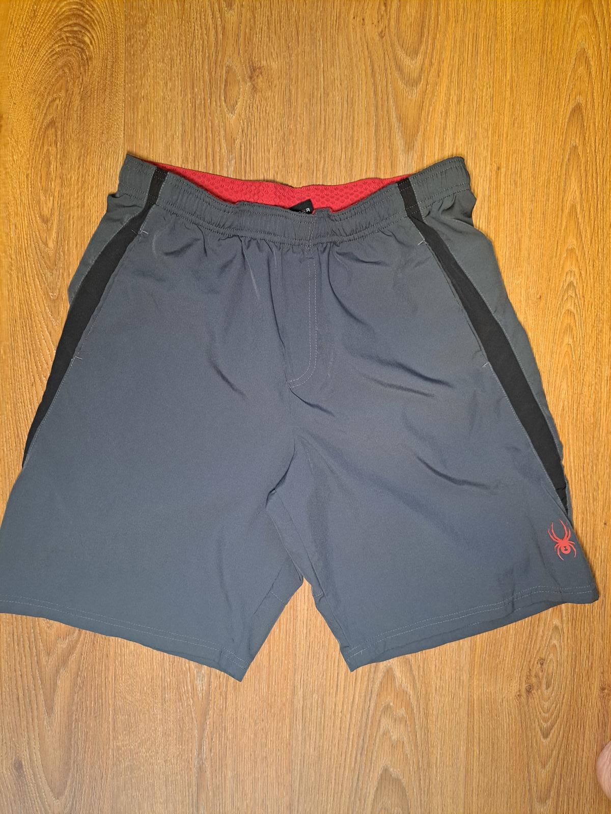 Spyder Spyder Active Athletic Shorts Mens Medium Gray Drawstring Size US 32 / EU 48 - 1 Thumbnail