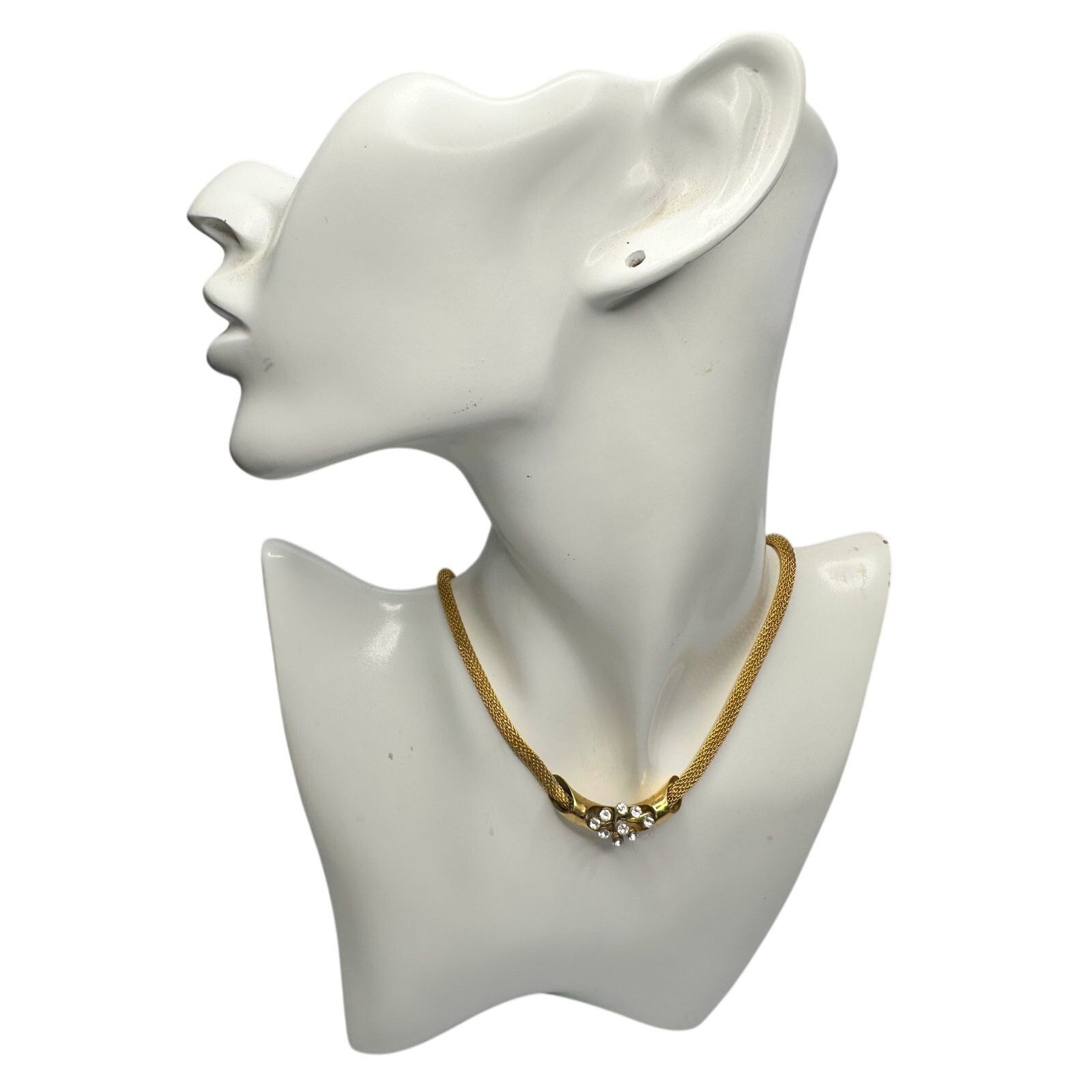 Givenchy Vintage Givenchy Mesh / Herringbone / Snake Necklace Size ONE SIZE - 2 Thumbnail