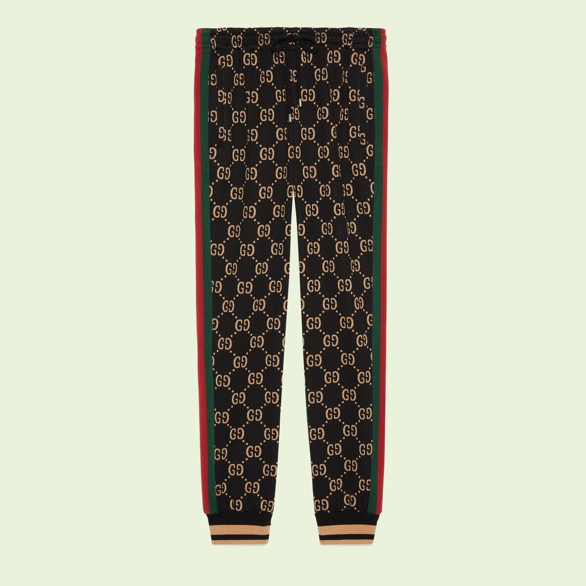 Gucci o1s1wg110725 GG Jersey Cotton Jogging Pant in Multicolor Size US 32 / EU 48 - 1 Thumbnail