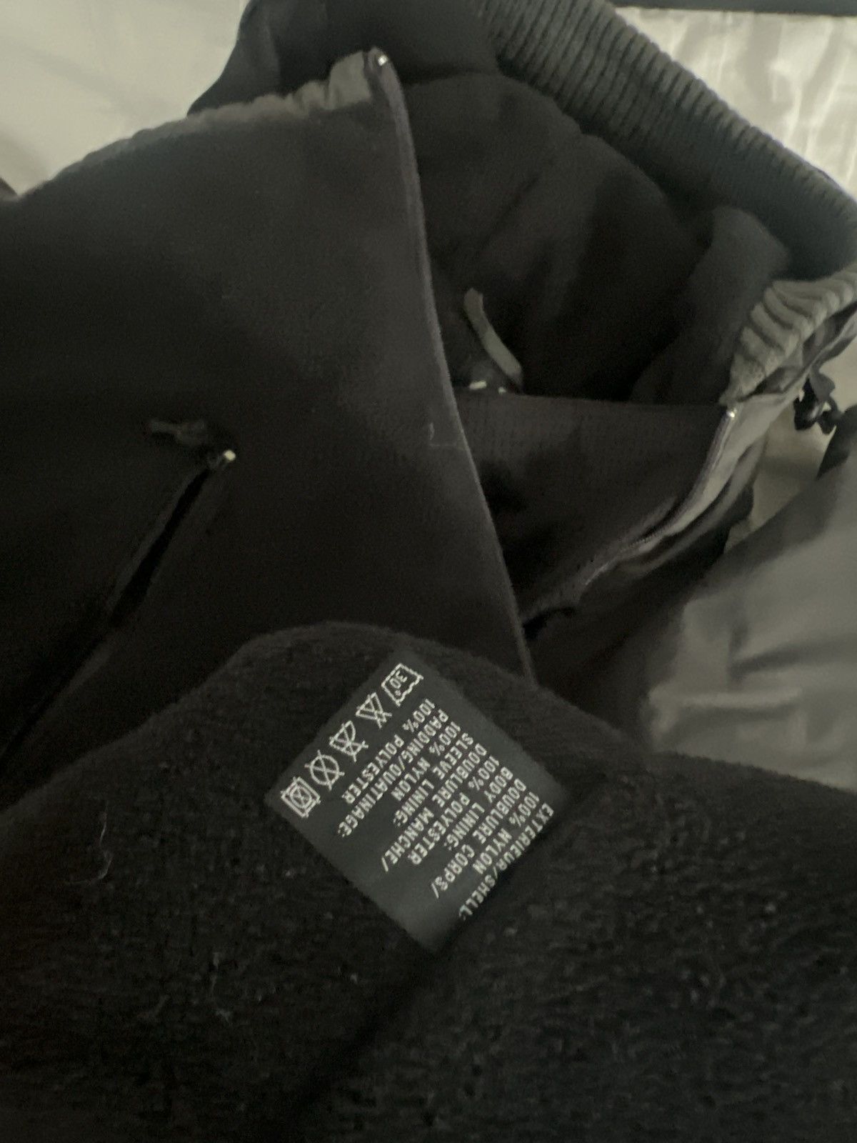 Schott Schott super rare graphite pure nylon padded hooded Size US XL / EU 56 / 4 - 9 Thumbnail