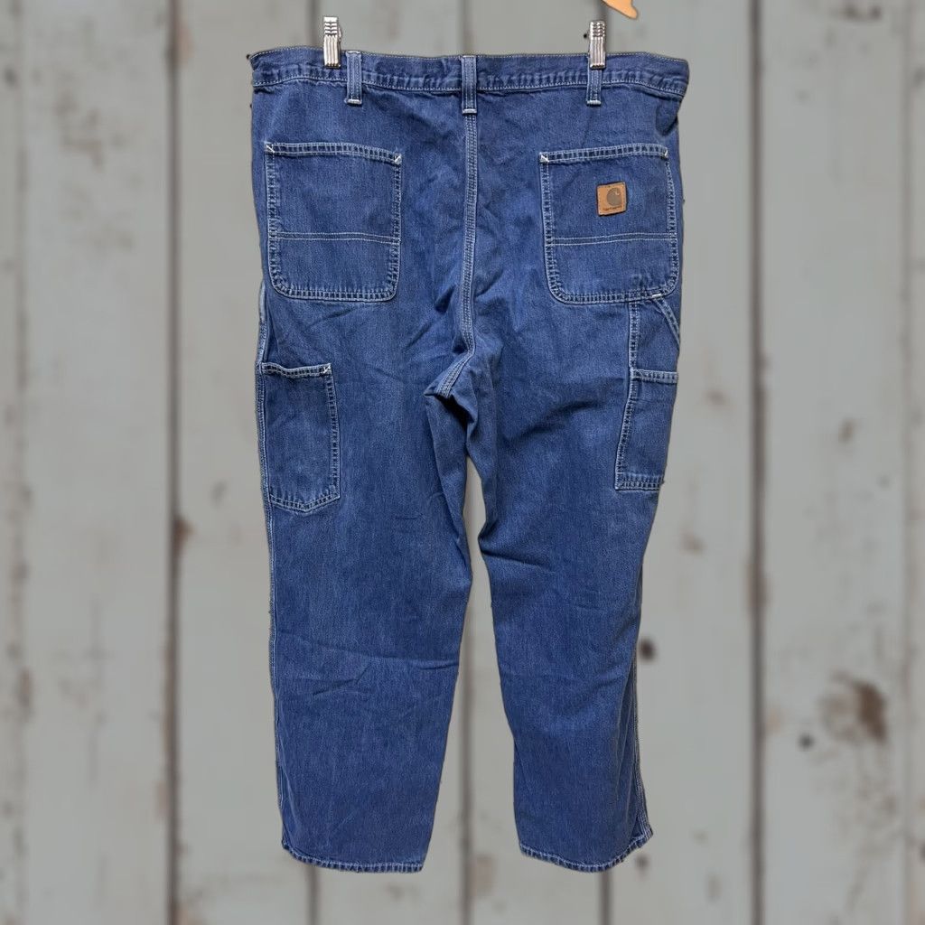 Carhartt VINTAGE Carhartt Jeans Dungaree 382-83 Work Denim 40x30 Mens Mens Jeans Blue Carhartt 382-83 Fits Dungaree Style 30 Inseam Size US 40 / EU 56 - 1 Thumbnail