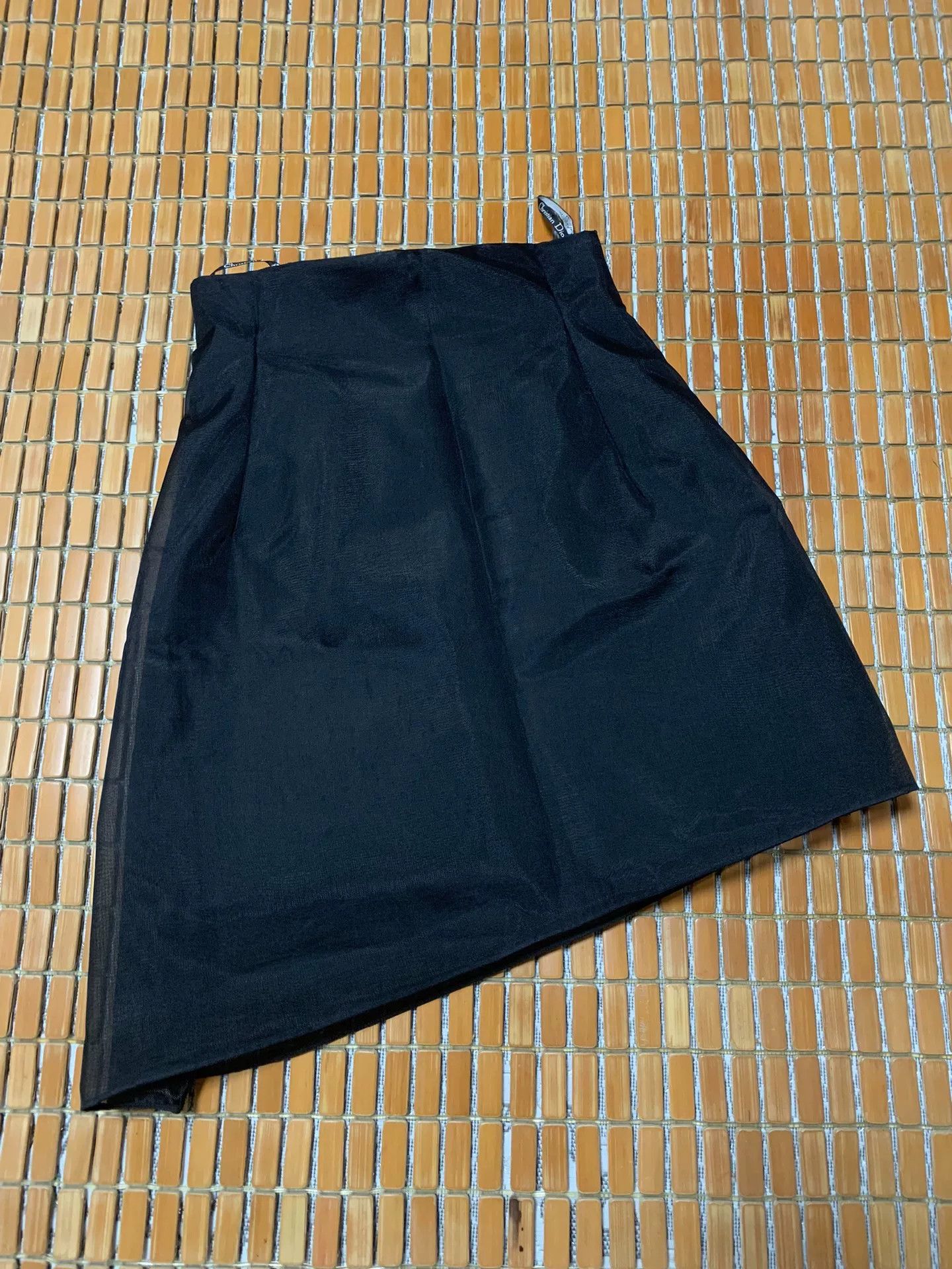 Dior Dior Double-Layer Nylon Diagonal Skirt Size 26" / US 2 / IT 38 - 1 Thumbnail