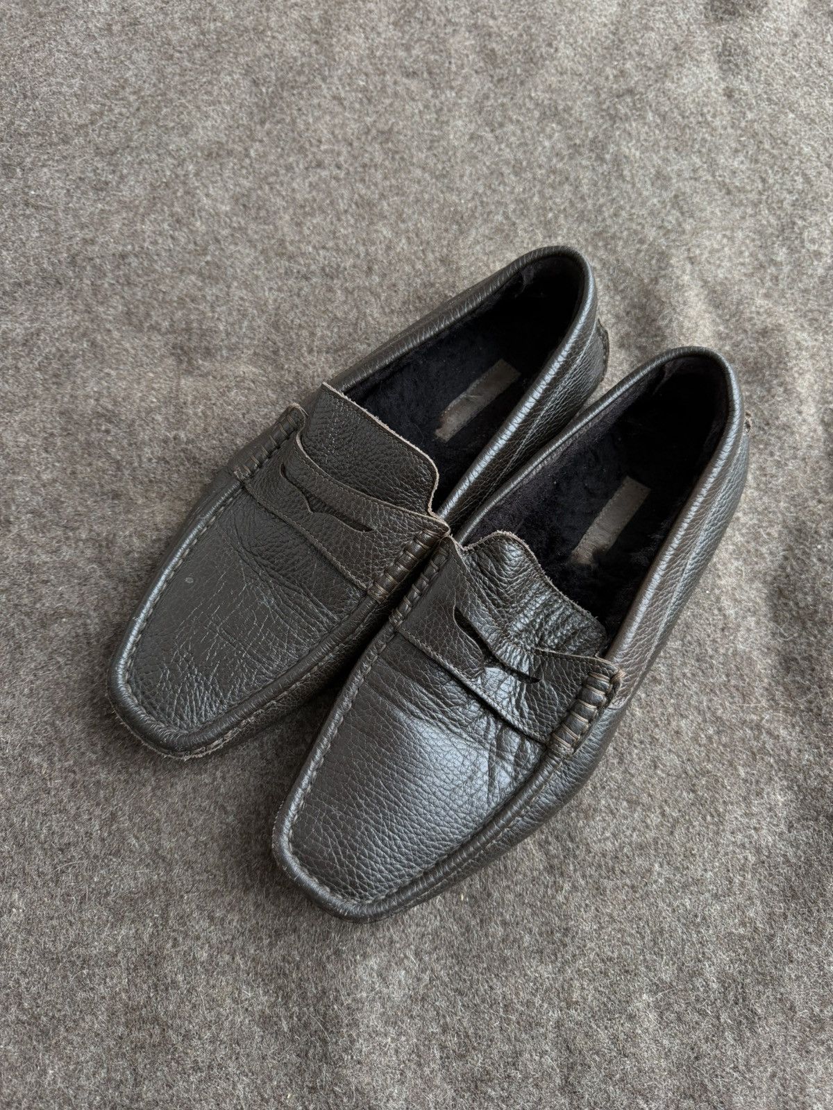 Corneliani Corneliani ID Shearling Moccasins Size US 10 / EU 43 - 6 Thumbnail