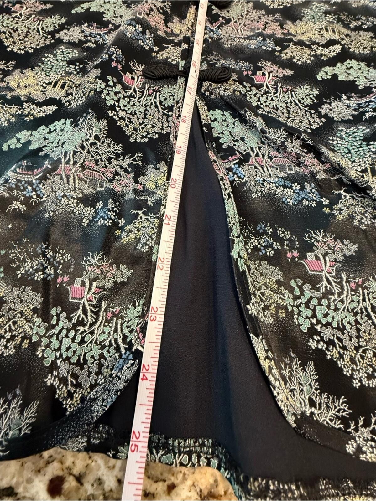 Industry of All Nations Notations kimono jacket floral Asian inspired colorful SZ LG Size L / US 10 / IT 46 - 8 Thumbnail