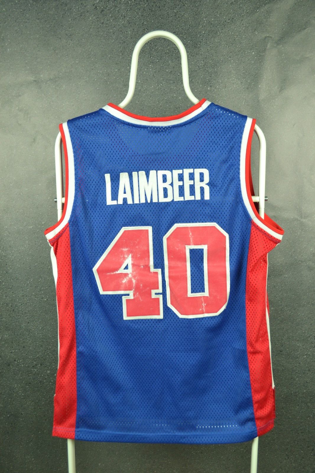 NBA Detroit Pistons Laimbeer #40 jersey hardwood classics adidas Size US S / EU 44-46 / 1 - 2 Thumbnail
