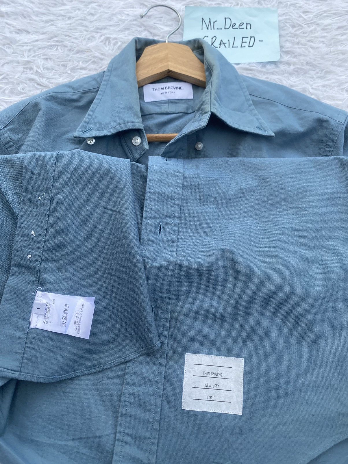 Thom Browne Rare Thom Browne Buttons Up Shirt Size US S / EU 44-46 / 1 - 9 Thumbnail