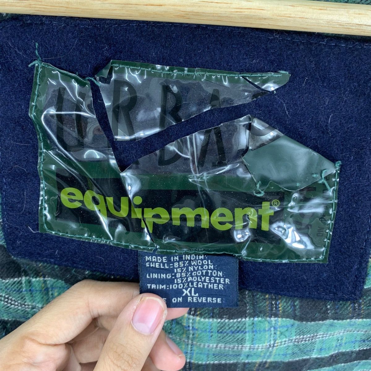 Urban Equipment Vintage URBAN EQUIPMENT Design Studio Blue Tartan Duffle Size US XL / EU 56 / 4 - 8 Thumbnail