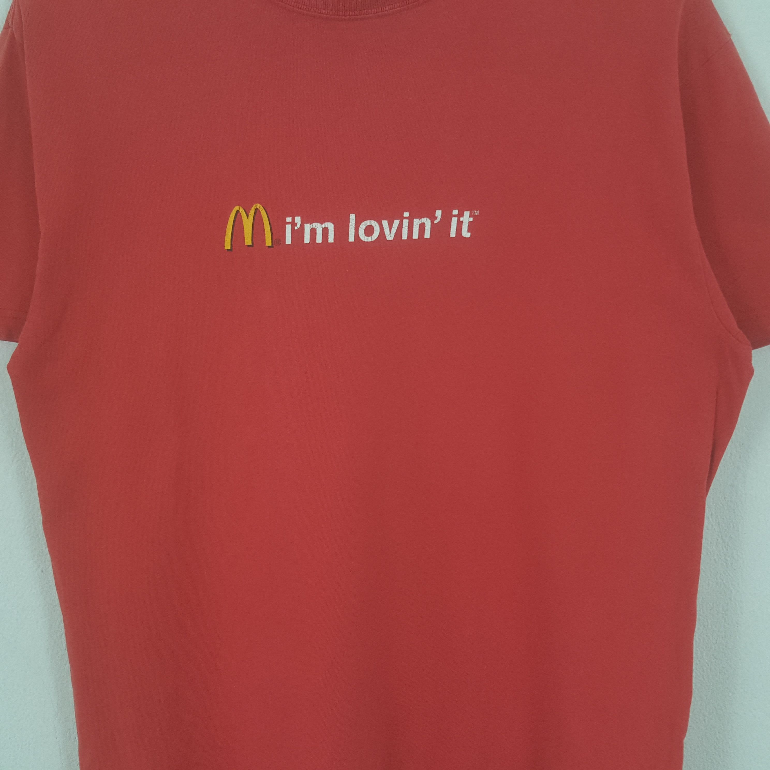 Vintage Vintage Mc Donald I'm Loving' It Restaurant Promo MCD Tshirt Size US M / EU 48-50 / 2 - 2 Thumbnail