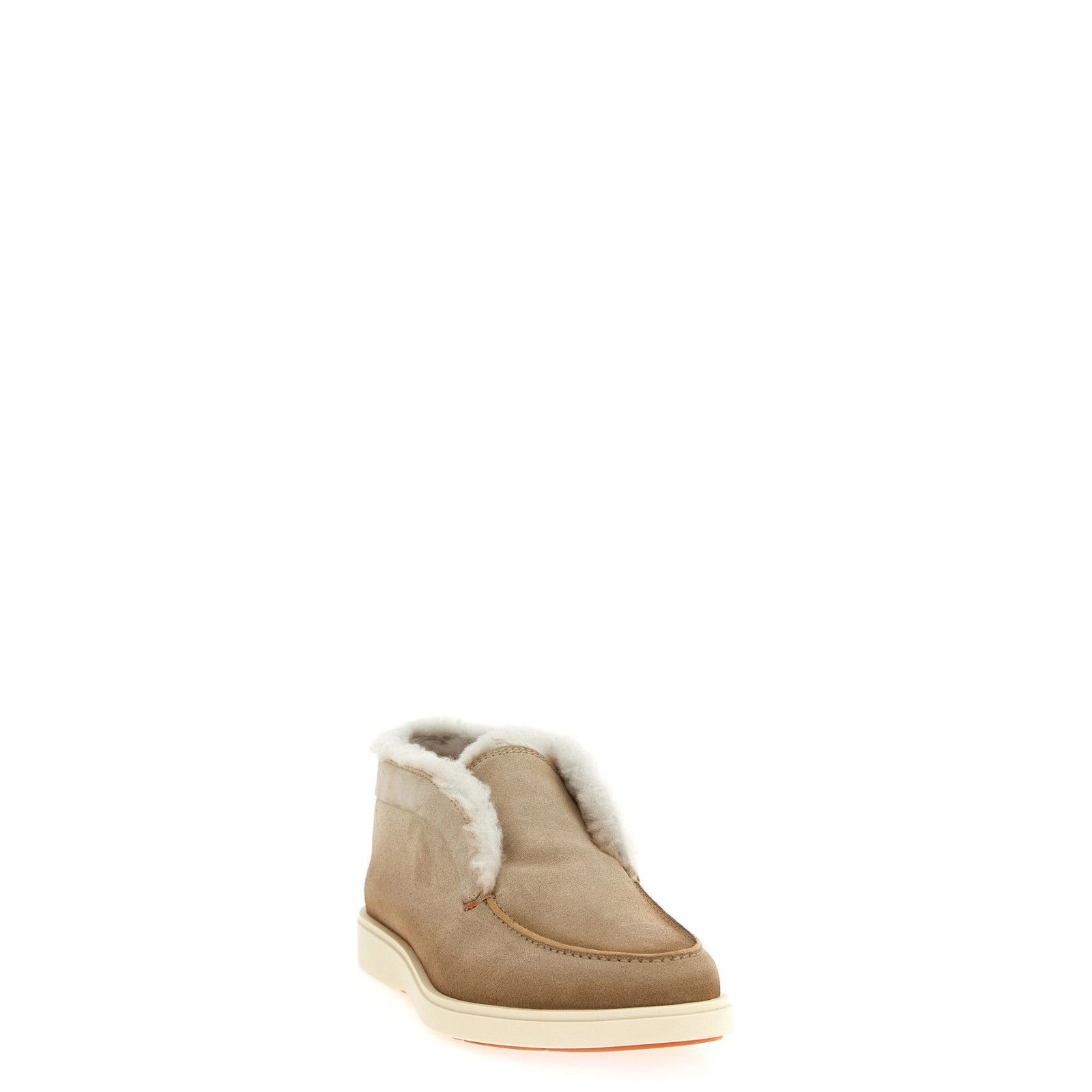 Santoni SANTONI Dragon Beige Suede Ankle Boots New & Authentic (Men' Size US 10 / EU 43 - 4 Thumbnail
